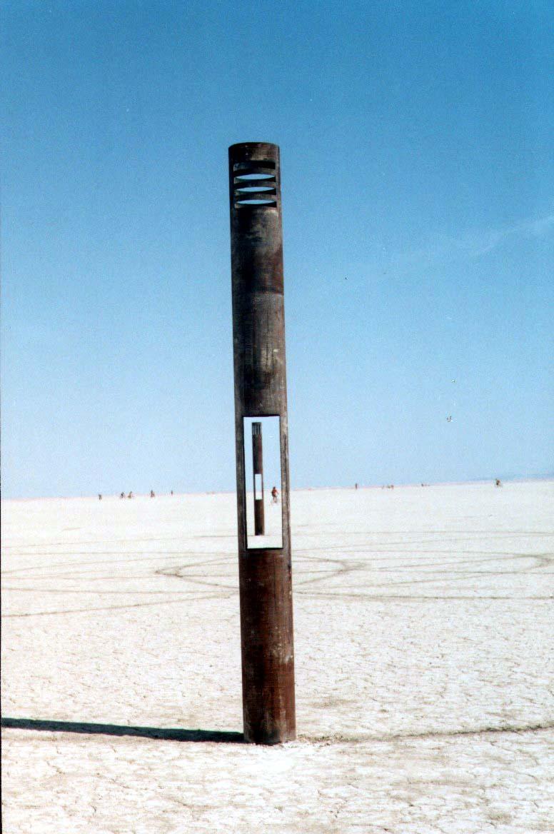 burningmanSteelPole