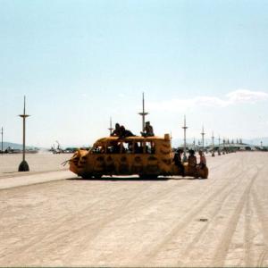 burningmanCarYellowCat
