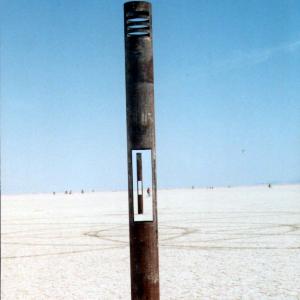 burningmanSteelPole